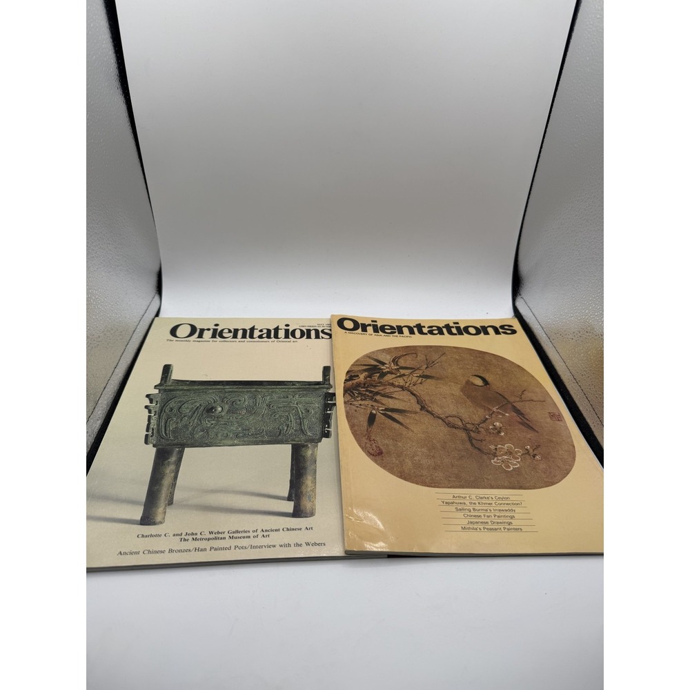 Orientations Magazine Lot of 2 May 1980 May 1988 Asian Art Antiques